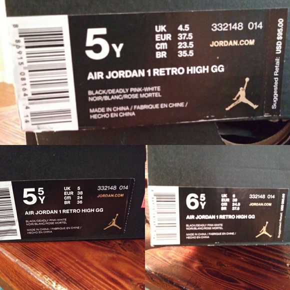 Last 1 IN STOCK🆕AIR JORDAN RETRO 1 HIGH GG🌷🆕 - Picture 5 of 5